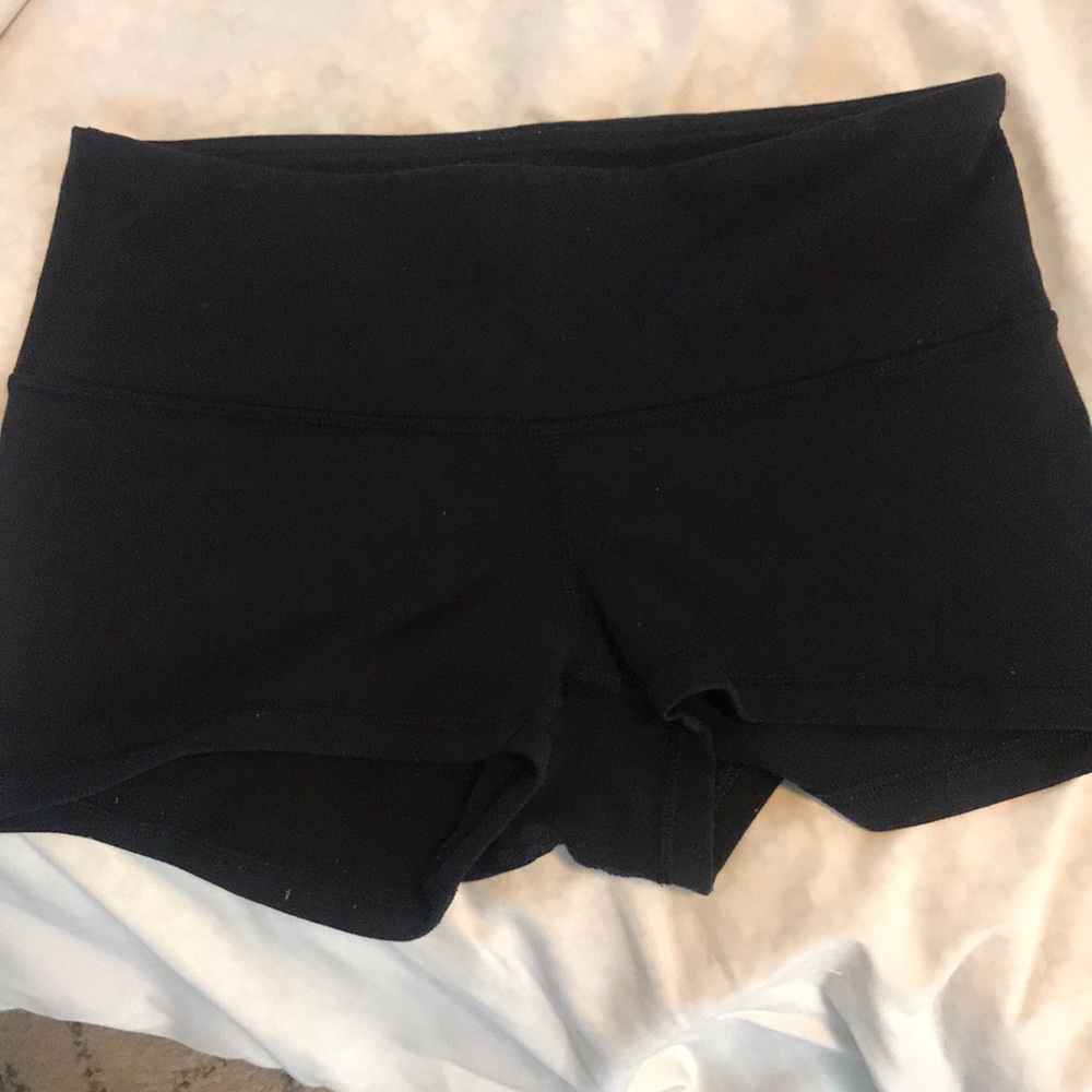 Black reversible boogie shorts